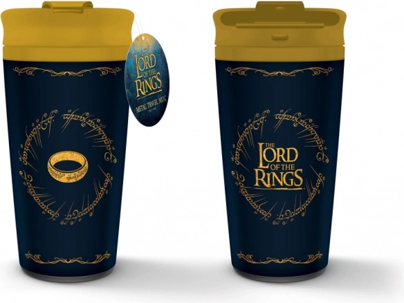 Taza de viaje con diseño de El Señor de los Anillos