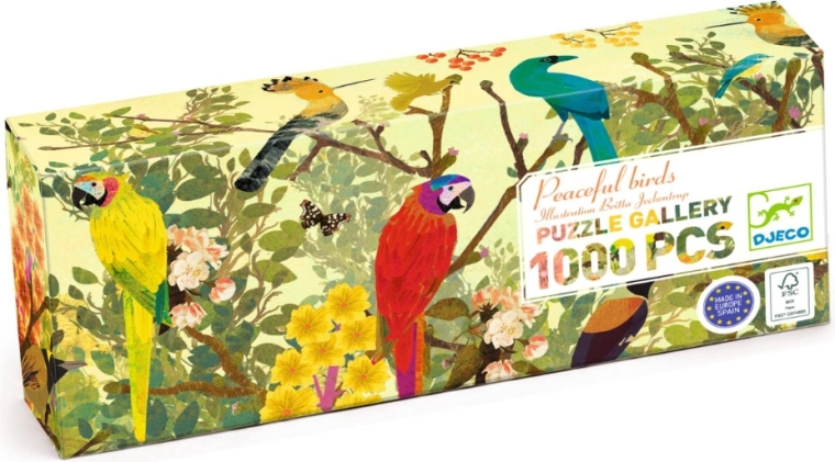 Puzzle Mundo de los pájaros Djeco – 1000 piezas
