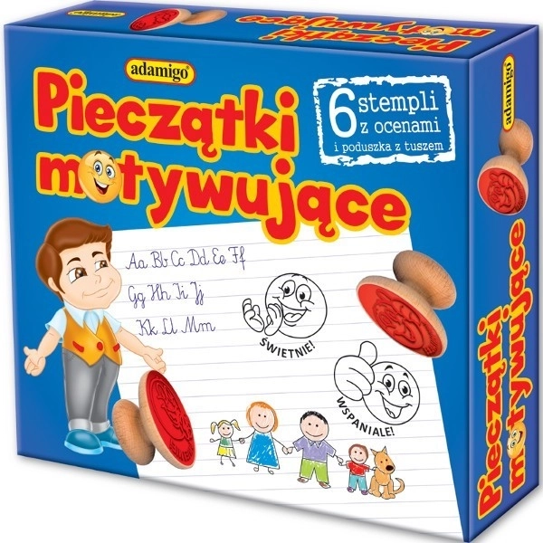 Sellos motivacionales Adamigo para niños