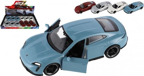 Modelo de coche Porsche Taycan Turbo S 12 cm