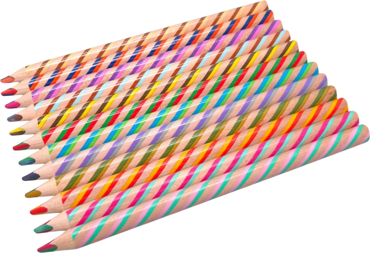 Lápices de colores jumbo arcoíris mágicos – set de 12 uds