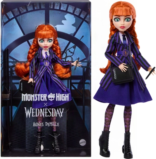Monster High x Wednesday muñeca coleccionable Agnes DeMille - 1 pieza