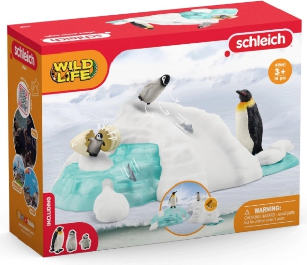 Schleich Wild Life juego de la familia de pingüinos