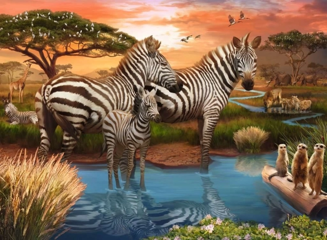 Puzzle de Cebras 500 piezas