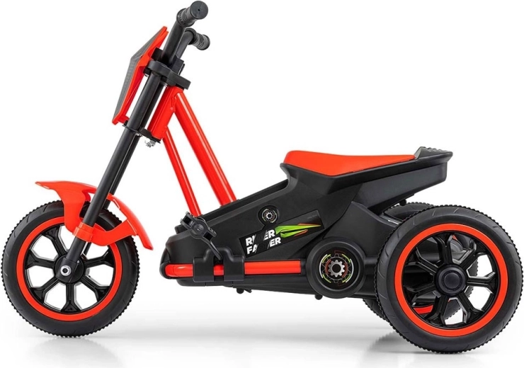 Construcción estable de tres ruedas con estilo de moto