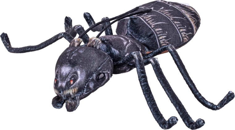 Hormiga de peluche negra 20 cm