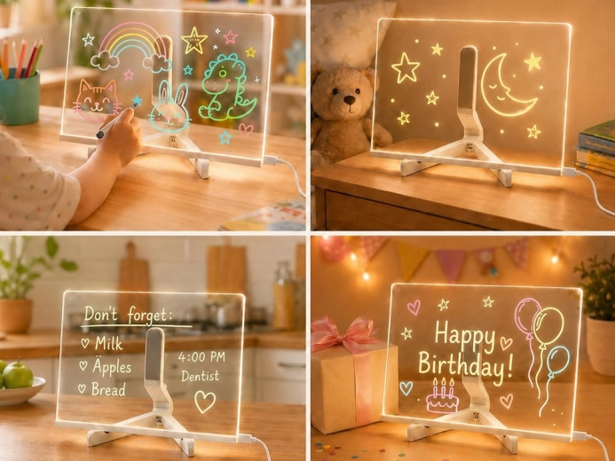 Efecto neón gracias a la retroiluminación LED