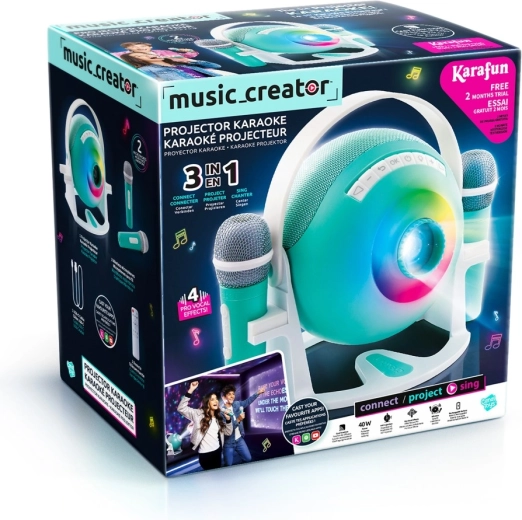Karaoke Creator con proyector