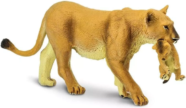 Figura de leona con cachorro Safari Ltd. - 1 unidad