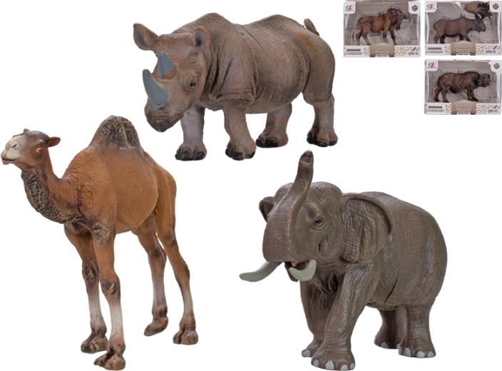 Zoolandia figuras de animales de plástico 11–13 cm, mix de especies