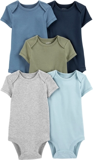 Bodies para bebé Carter's de manga corta Cactus & Buffalo, 5 uds., talla 56 (NB) para niños