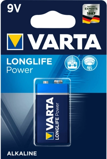 Pila alcalina Varta Longlife Power 9V