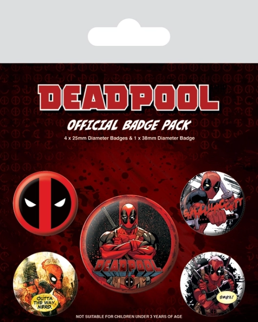 Set de insignias Deadpool