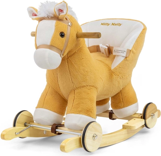 Milly Mally caballo balancín Polly marrón claro