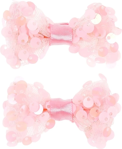 Souza! Pinzas para el cabello Tiki con lazo rosa - 2 uds.
