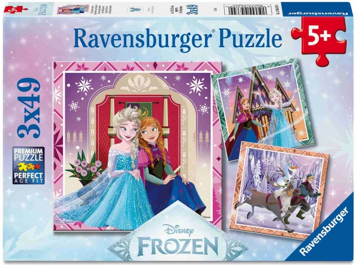 Puzzle Ravensburger Disney: Frozen 3x49 piezas
