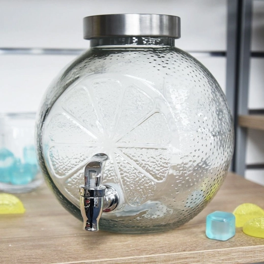 Vidrio resistente con relieve de cítricos