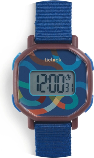 Reloj digital Djeco Blue Volute