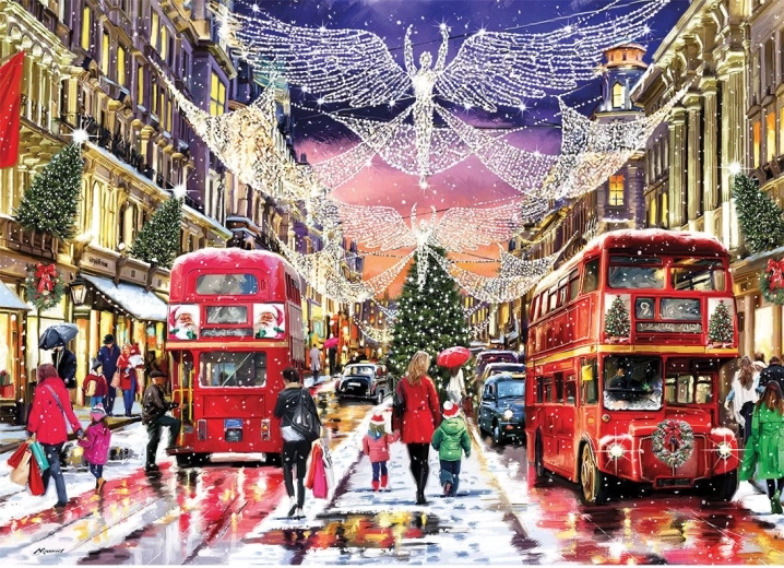 Puzzle Navideño Regent Street XL 500 piezas GIBSONS