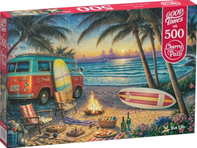 Puzzle "Vida en una caravana" 500 piezas