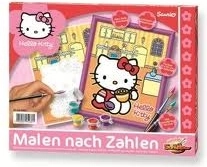 Hello Kitty lámina para pintar de cocina con set de pinturas y marco