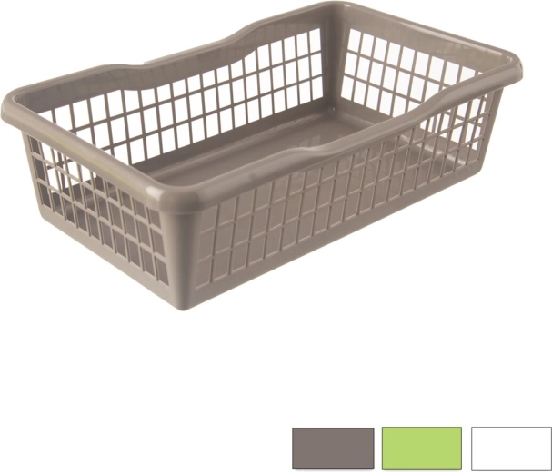 Cesta organizadora de plástico 24,5 × 15,2 × 7,5 cm mix