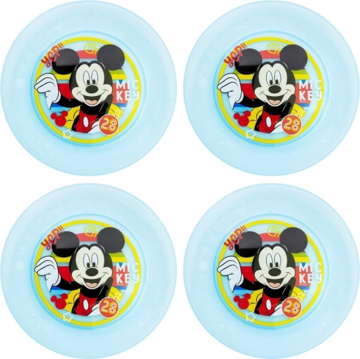 Set de platos infantiles Mickey Mouse (4 uds.)
