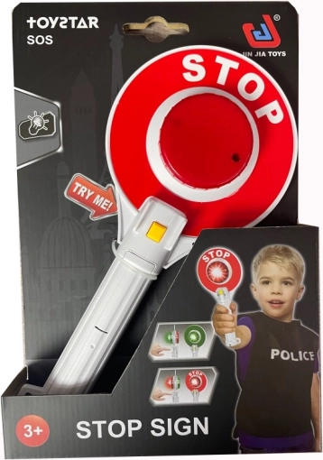 Paleta policial de señalización con luz