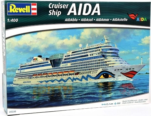 Modelo de plástico del barco AIDA Cruiser