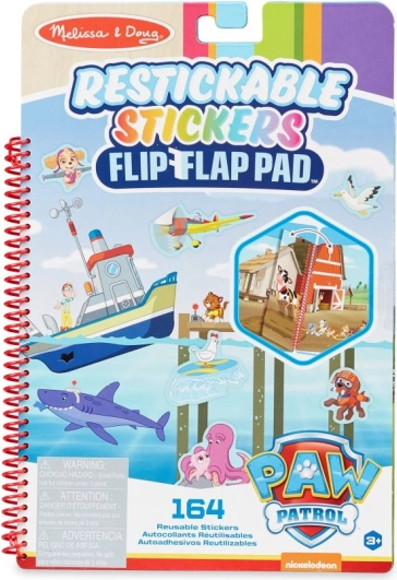 PAW PATROL pegatinas reposicionables flip-flap – misión en la bahía