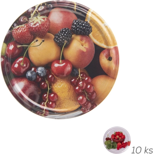 Tapas metálicas Bio TO 66 fruta 10 uds