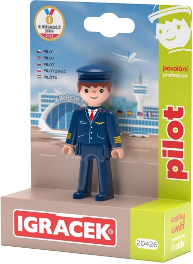 Efko Igráček piloto – figura con accesorios