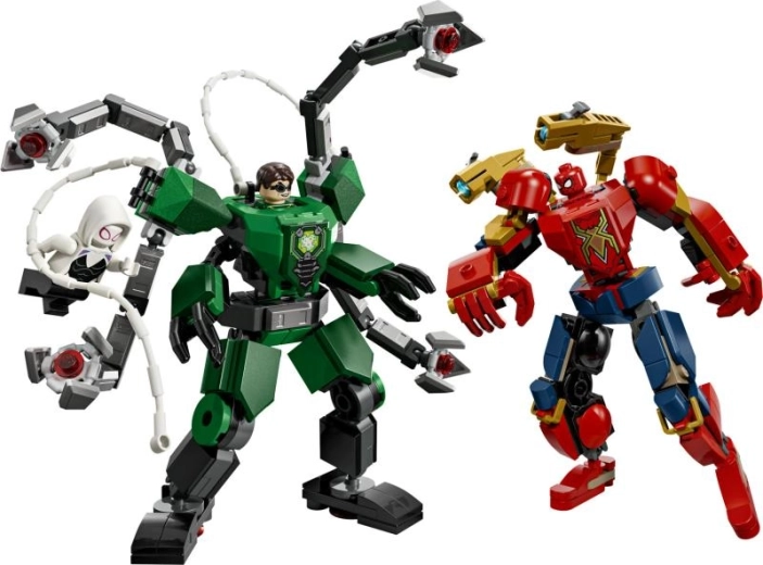 Dos mechas totalmente articulados para batallas de acción