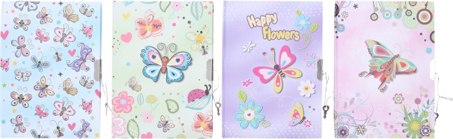 Álbum de recuerdos Mariposa con candado 13x18 cm