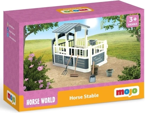 Establo de caballos Mojo con accesorios