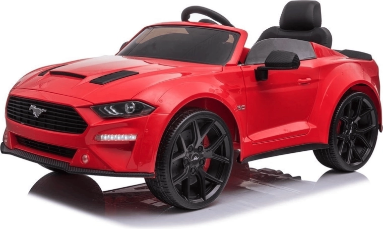 Coche eléctrico infantil Ford Mustang, rojo lacado