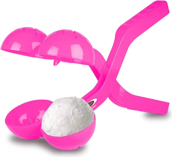 Molde para bolas de nieve Snow Play Duo 38 cm rosa