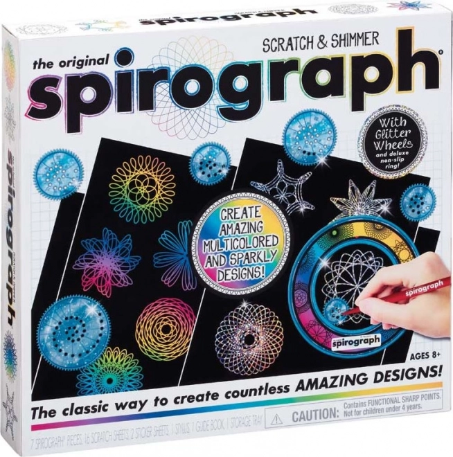 Kit creativo Spirograph Scratch & Shimmer para mandalas