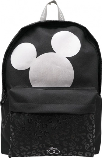 Mochila con motivo de Mickey Mouse negra