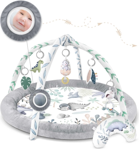 Cojín para tummy time de suave tejido minky