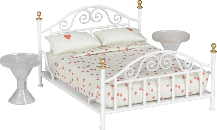 Muebles de dormitorio de lujo Lundby para casa de muñecas