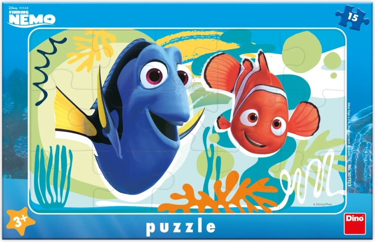 Puzzle infantil Dino NEMO Y DORY 15 piezas
