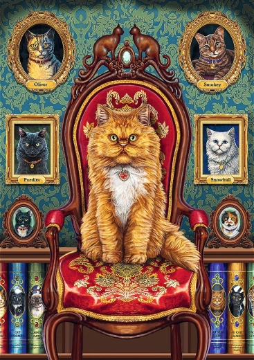 Trefl Puzzle Premium Plus Magic Collection: Locura de gatos 1000 piezas