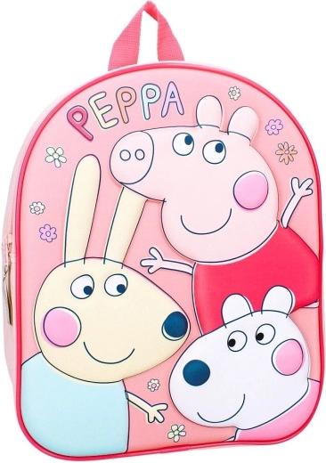 Mochila 3D Peppa Pig 32 cm - 1 unidad