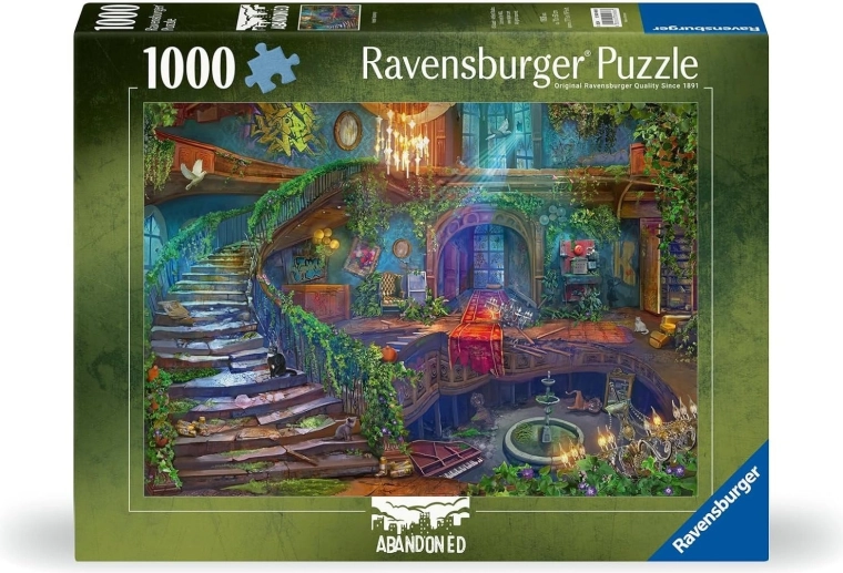 Puzzle Ravensburger Abandoned: Habitaciones vacías en el hotel 1000 piezas
