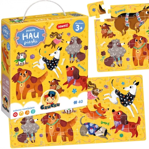 CzuCzu Puzzle Hau Piesci, 40 piezas