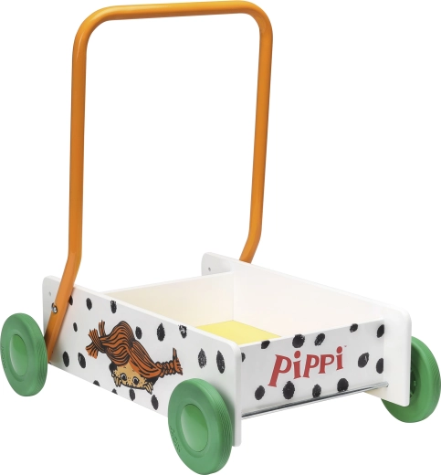 Andador infantil de madera y carrito Pippi Langstrumpf