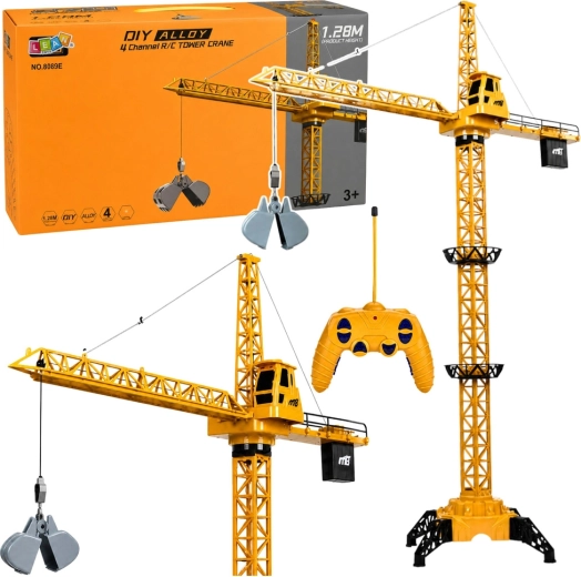 Grúa de construcción con control remoto por cable de 71 cm