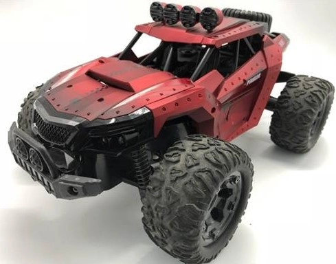 Coche todoterreno RC Pioneer 1:12 con cámara – rojo