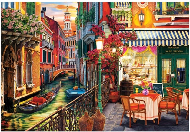 Puzzle Café en Venecia 2000 piezas ANATOLIAN